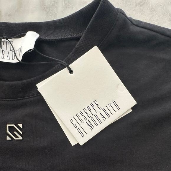 Giuseppe Di Morabito Corset-layer T-shirt Dress Black NEW Size 38 XS Mini Italy - Picture 5 of 12